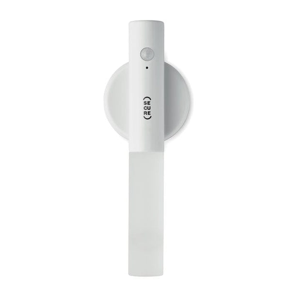 Luce ricaricabile con sensore Bianco - personalizzabile con logo