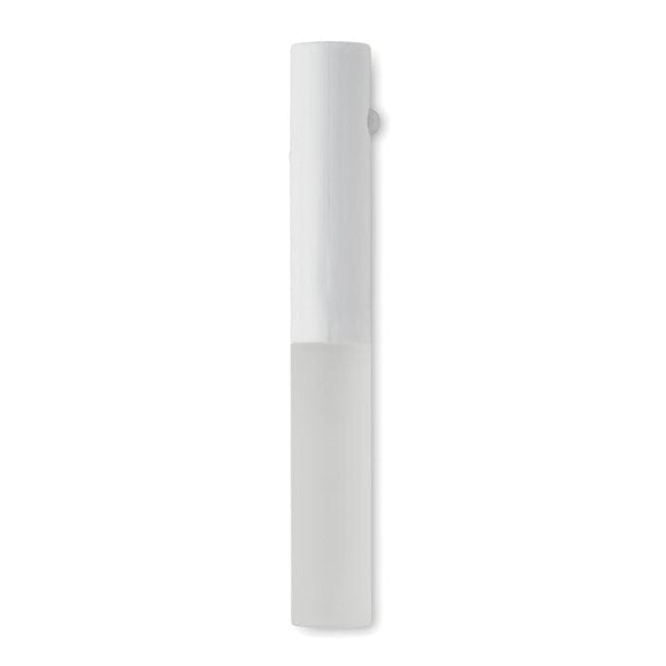Luce ricaricabile con sensore Bianco - personalizzabile con logo