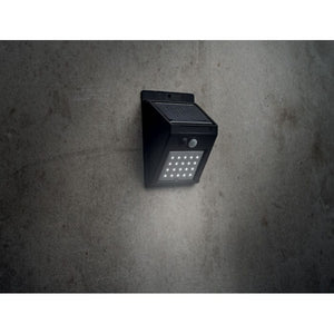 Luce solare LED di movimento Nero - personalizzabile con logo