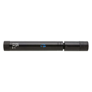 Luce telescopica con magnete nero - personalizzabile con logo