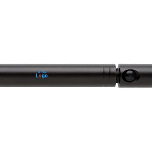 Luce telescopica con magnete nero - personalizzabile con logo