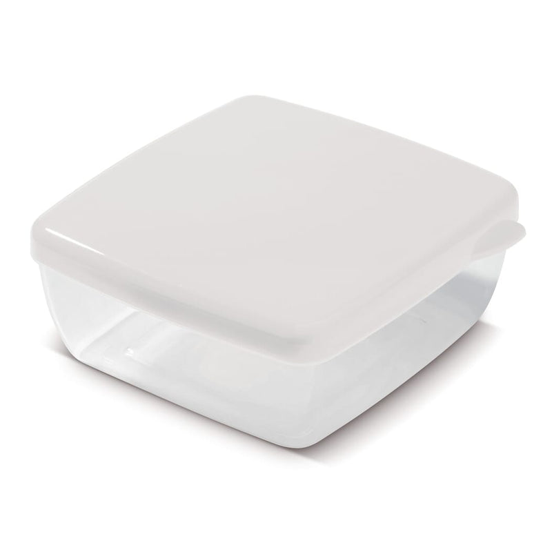 Lunchbox con batteria frigor 750ml Bianco - personalizzabile con logo