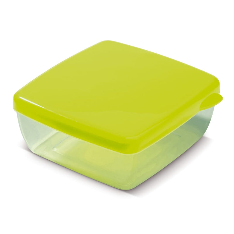 Lunchbox con batteria frigor 750ml verde - personalizzabile con logo