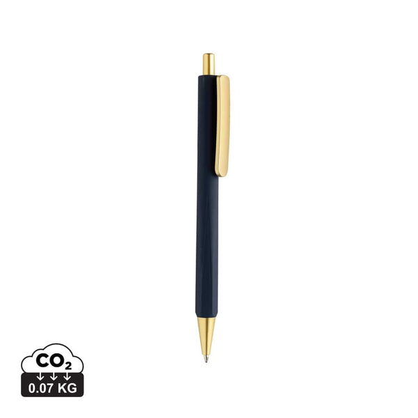 Lussuosa penna a tre lati EDGE RCS blu navy - personalizzabile con logo