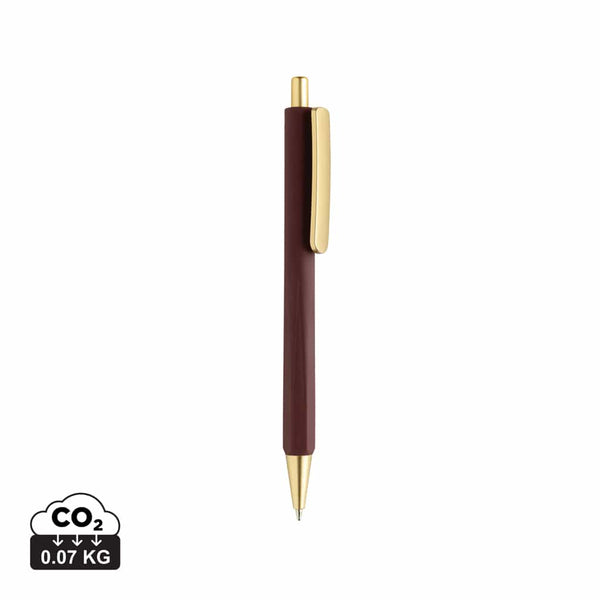 Lussuosa penna a tre lati EDGE RCS maroon - personalizzabile con logo