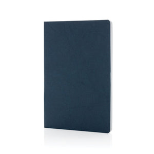 Lussuoso taccuino A5 Salton blu - personalizzabile con logo