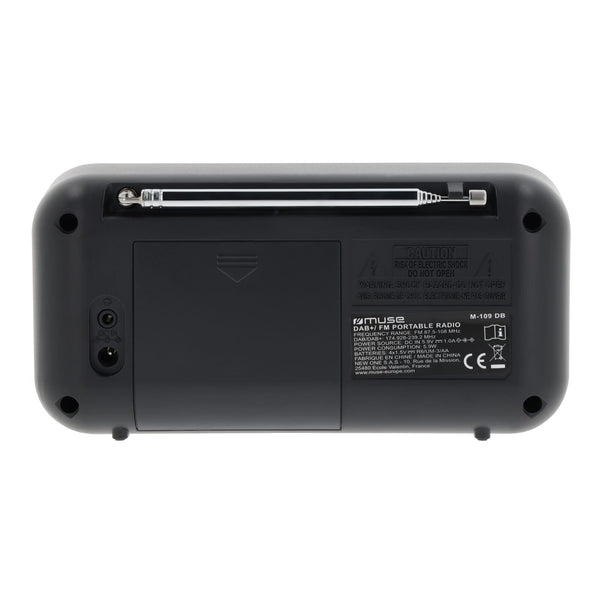 M-109 DB | Muse Portable Radio FM/DAB+ Grigio - personalizzabile con logo