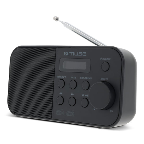 M-109 DB | Muse Portable Radio FM/DAB+ Grigio - personalizzabile con logo