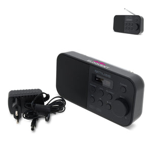 M-109 DB | Muse Portable Radio FM/DAB+ Grigio - personalizzabile con logo