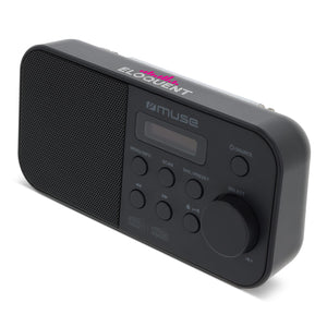 M-109 DB | Muse Portable Radio FM/DAB+ Grigio - personalizzabile con logo
