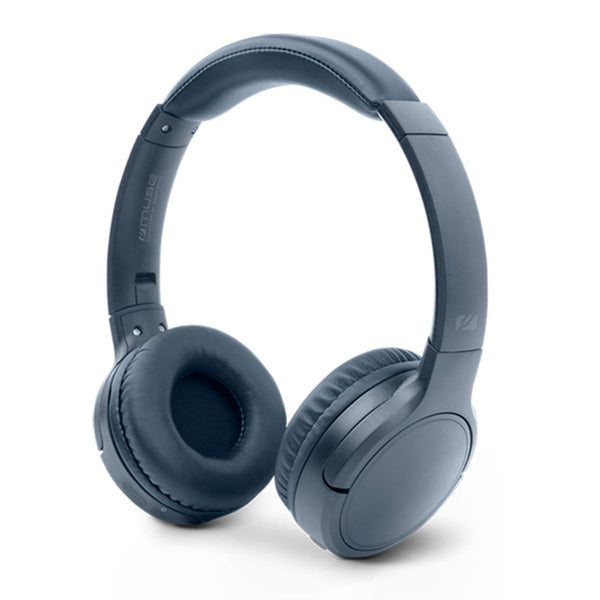 M-272 | Muse Bluetooth Headphones blu navy - personalizzabile con logo