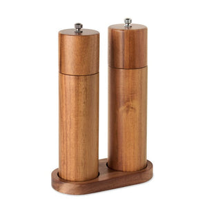 Macina sale e pepe in acacia natural - personalizzabile con logo