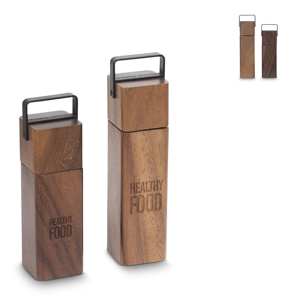 Macina sale e pepe Orrefors Jernverk serie BlackSmith natural - personalizzabile con logo