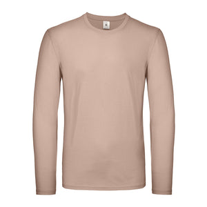 Maglietta maniche lunghe 150 rosa / S - personalizzabile con logo