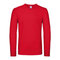 Maglietta maniche lunghe 150 rosso / S - personalizzabile con logo