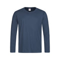 Maglietta maniche lunghe Classic blu / S - personalizzabile con logo