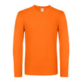 Maglietta maniche lunghe E150 arancione / S - personalizzabile con logo