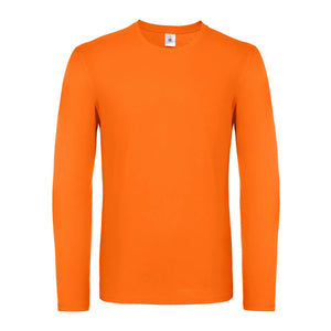Maglietta maniche lunghe E150 arancione / S - personalizzabile con logo