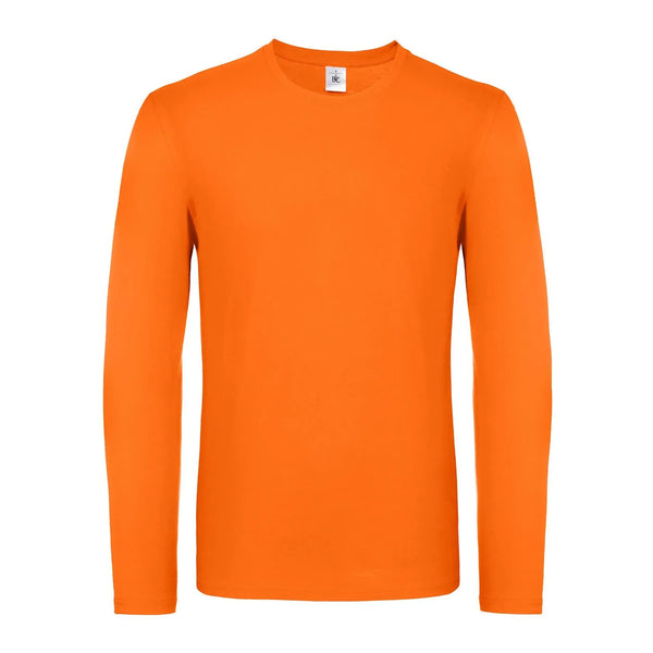 Maglietta maniche lunghe E150 arancione / S - personalizzabile con logo