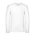 Maglietta maniche lunghe E150 bianco / S - personalizzabile con logo