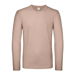 Maglietta maniche lunghe E150 rosa / S - personalizzabile con logo