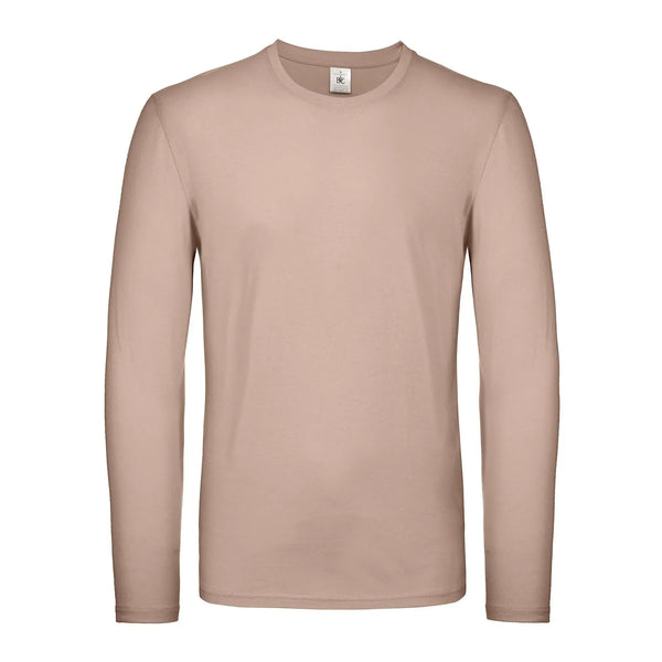 Maglietta maniche lunghe E150 rosa / S - personalizzabile con logo
