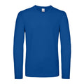 Maglietta maniche lunghe E150 royal / S - personalizzabile con logo