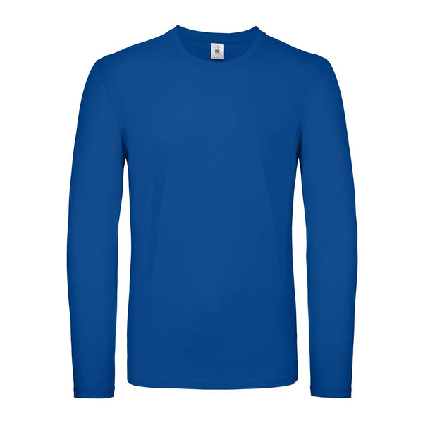 Maglietta maniche lunghe E150 royal / S - personalizzabile con logo