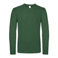 Maglietta maniche lunghe E150 verde / S - personalizzabile con logo