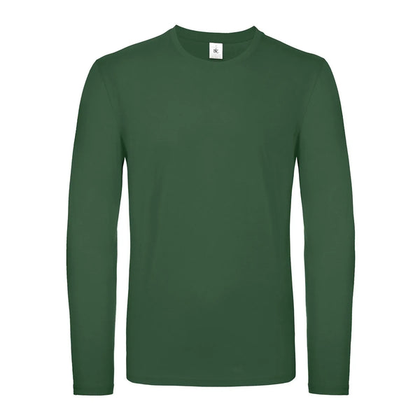 Maglietta maniche lunghe E150 verde / S - personalizzabile con logo