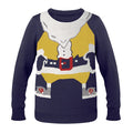 Maglione di Natale L/XL Blu - personalizzabile con logo