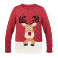 Maglione di Natale L/XL Rosso - personalizzabile con logo