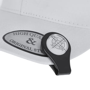 Marcatore da Golf con Livellatore Yonzor nero - personalizzabile con logo