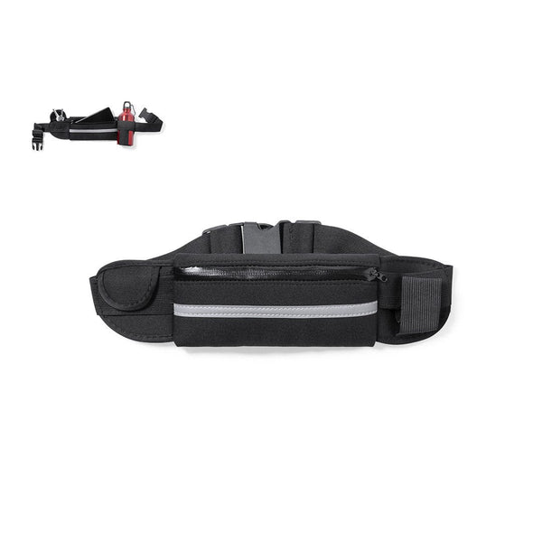 Marsupio Basset nero - personalizzabile con logo