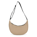 Marsupio Borsa a tracolla a mezza luna in R-PET beige - personalizzabile con logo