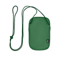 Marsupio da viaggio RPET Verde - personalizzabile con logo