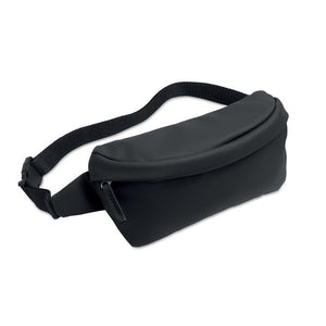 Marsupio in 600D RPET Nero - personalizzabile con logo