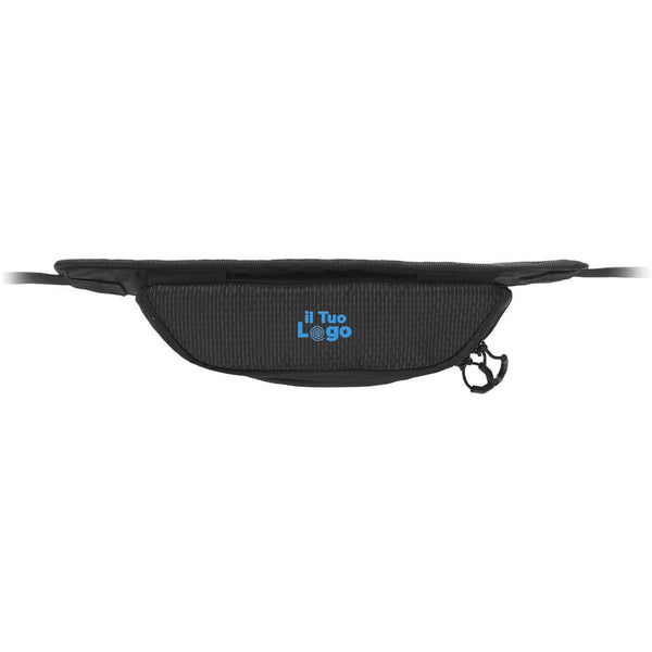 Marsupio in nylon 420D Nero - personalizzabile con logo