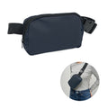 Marsupio in poliestere 210D blu navy - personalizzabile con logo