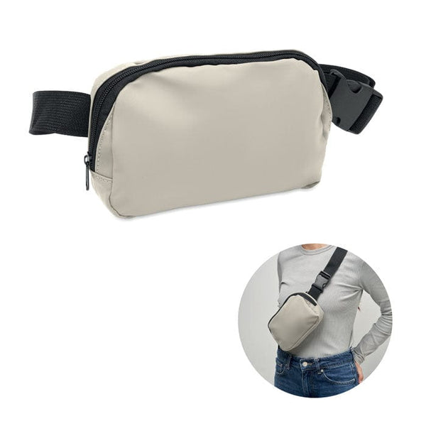 Marsupio in poliestere 210D natural - personalizzabile con logo