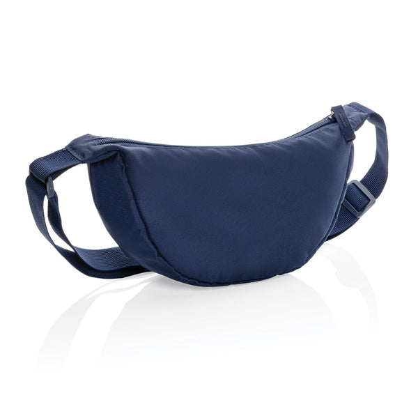 Marsupio Monospalla Crescent Aware™ blu navy - personalizzabile con logo