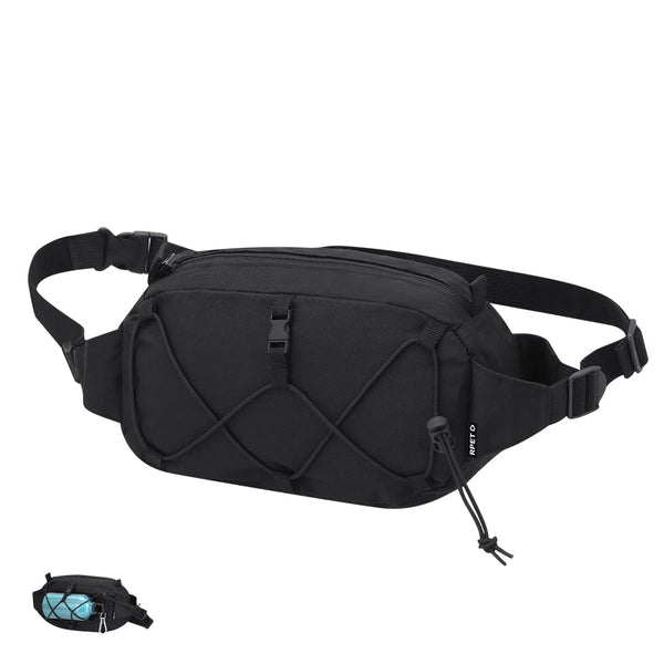 Marsupio Pibar nero - personalizzabile con logo