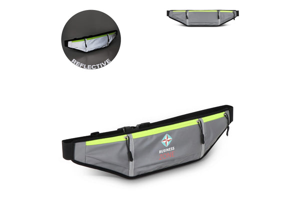 Marsupio riflettente Sifan Grigio - personalizzabile con logo