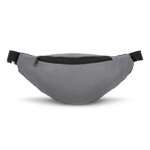 Marsupio riflettente Zola Grigio - personalizzabile con logo