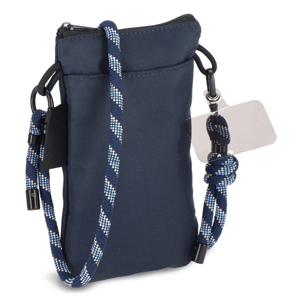 Marsupio tascabile Everyday Essentials con cinturino in paracord blu navy - personalizzabile con logo