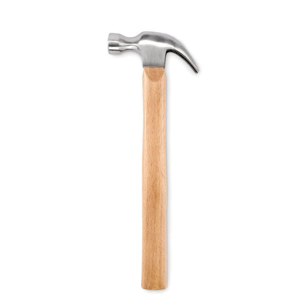 Martello da carpentiere in legno natural - personalizzabile con logo
