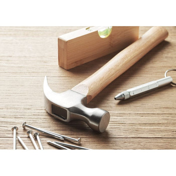 Martello da carpentiere in legno natural - personalizzabile con logo