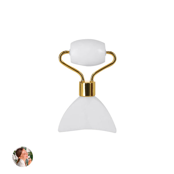 Massaggiatore Viso Herbiax bianco - personalizzabile con logo