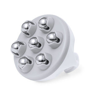 Massaggiatore Wuklu bianco - personalizzabile con logo