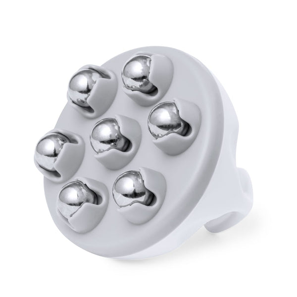 Massaggiatore Wuklu bianco - personalizzabile con logo